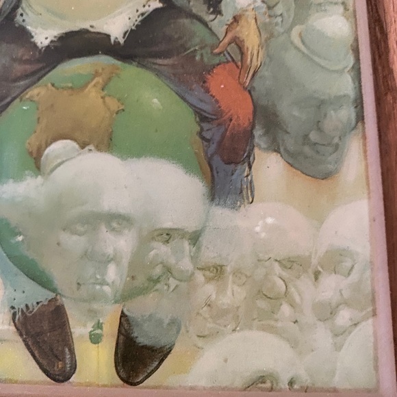 Robert Owen TOP OF THE WORLD hobo clown art - Picture 5 of 10